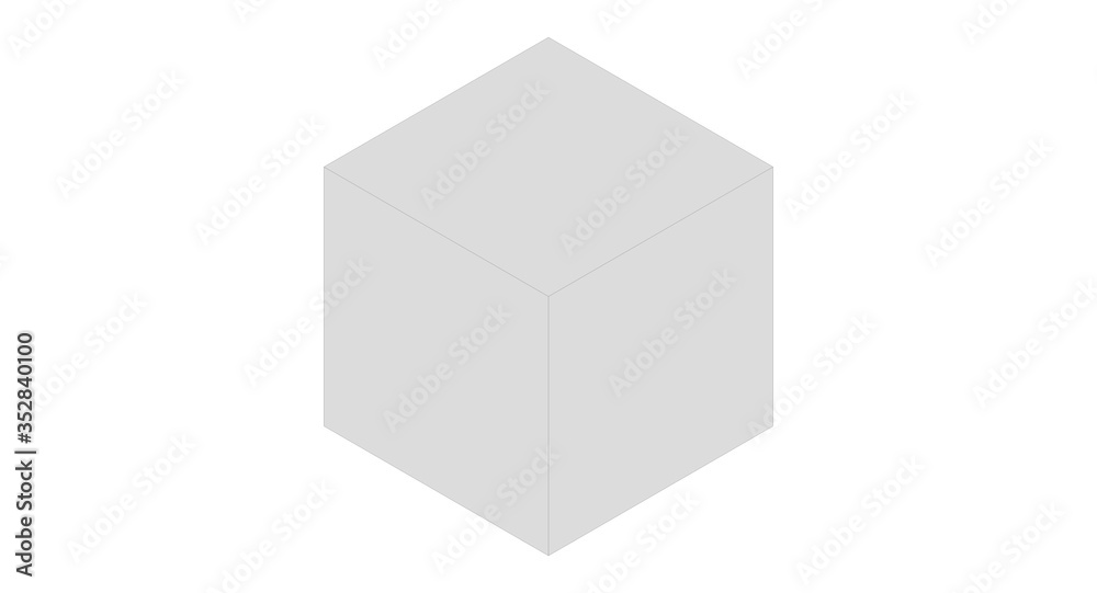 Cube model study with different surface treatment