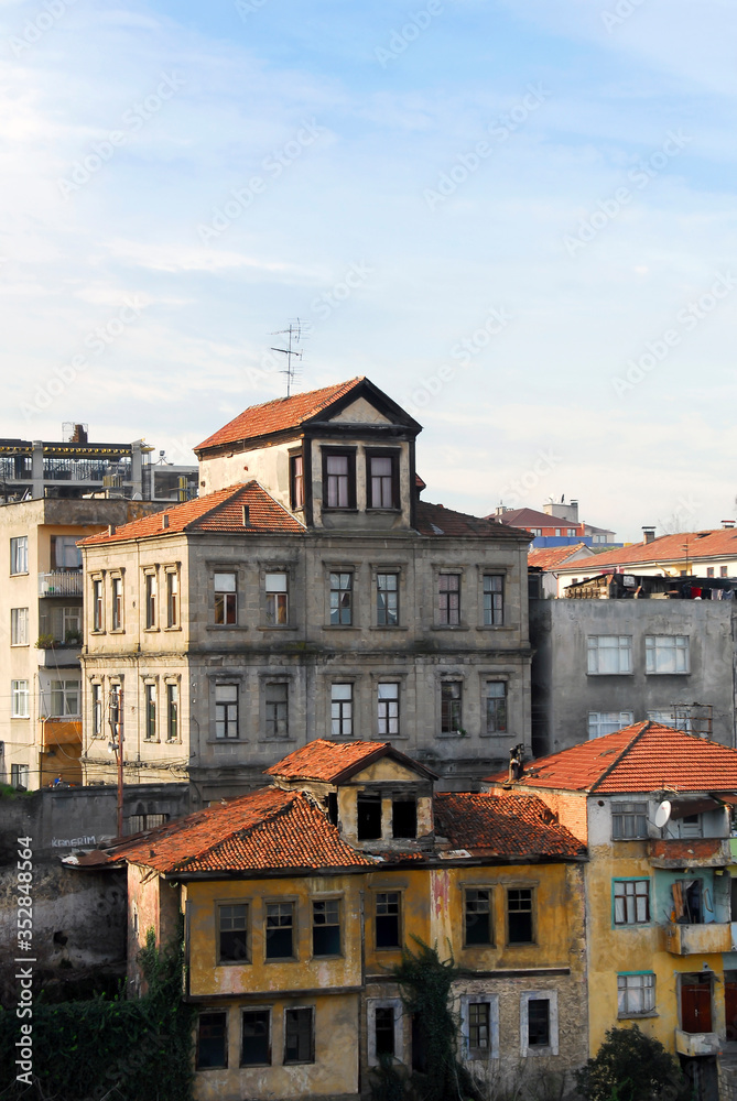Trabzon, Turkey, 09 January 2010: Historical Buildings, Ortahisar