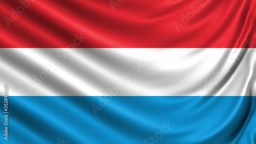 Free Download Waving flag of the country of the European Union. 3d illustration - GFXLoad