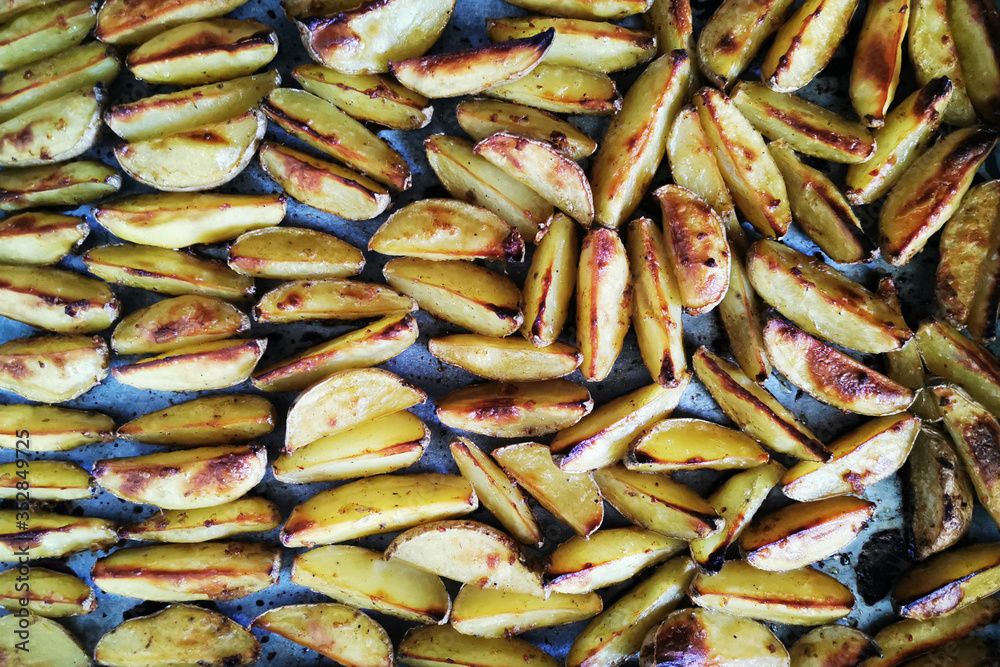 grilled potatoes texture