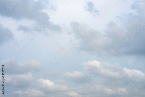 Fototapeta Naklejka Na Ścianę i Meble -  colorful of sky with a lot of cloud when the rain is coming