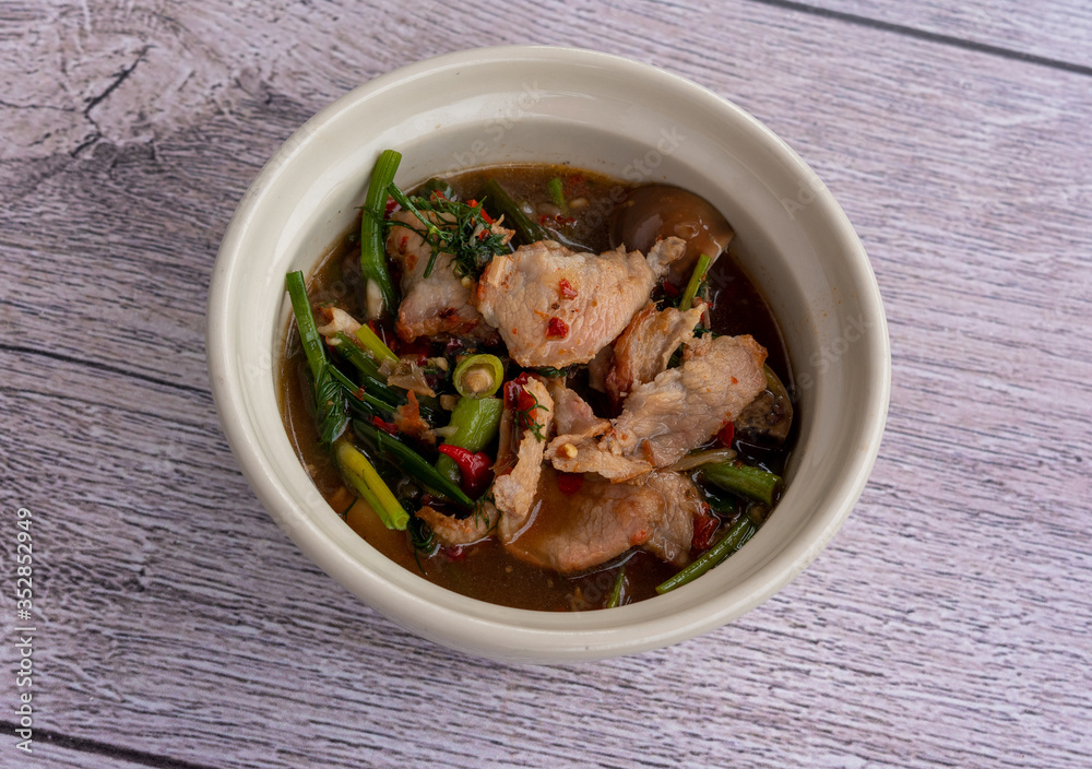 Thai Food Mixed Dishes Isaan Mix Thai Food Mixed Dishes Isaan Mix