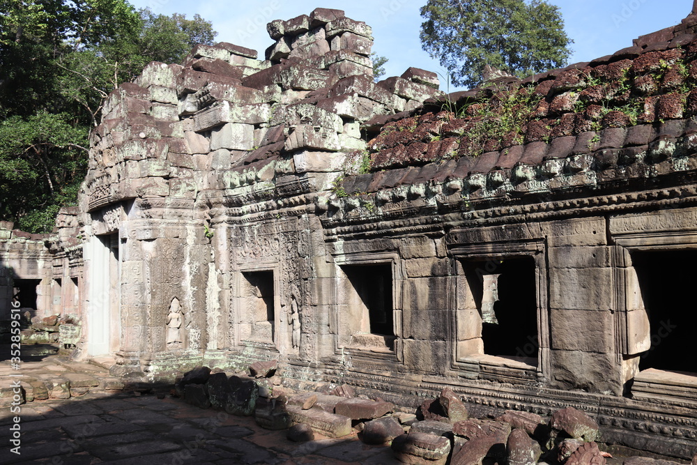 Temple Preah Khan à Angkor, Cambodge