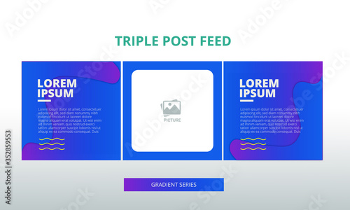 modern social media post feed, retro, instagram feed, instagram template, instagram frame, minimalist.