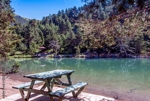 Gumushane, Turkey - 10 July, 2017: Limni Lake, National Nature Park, Zigana Mountain, Altitude; 1700 Meter