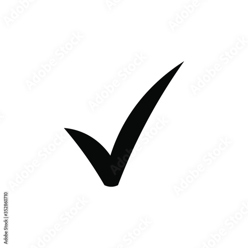 Checkmark icon. Flat icon of choice.