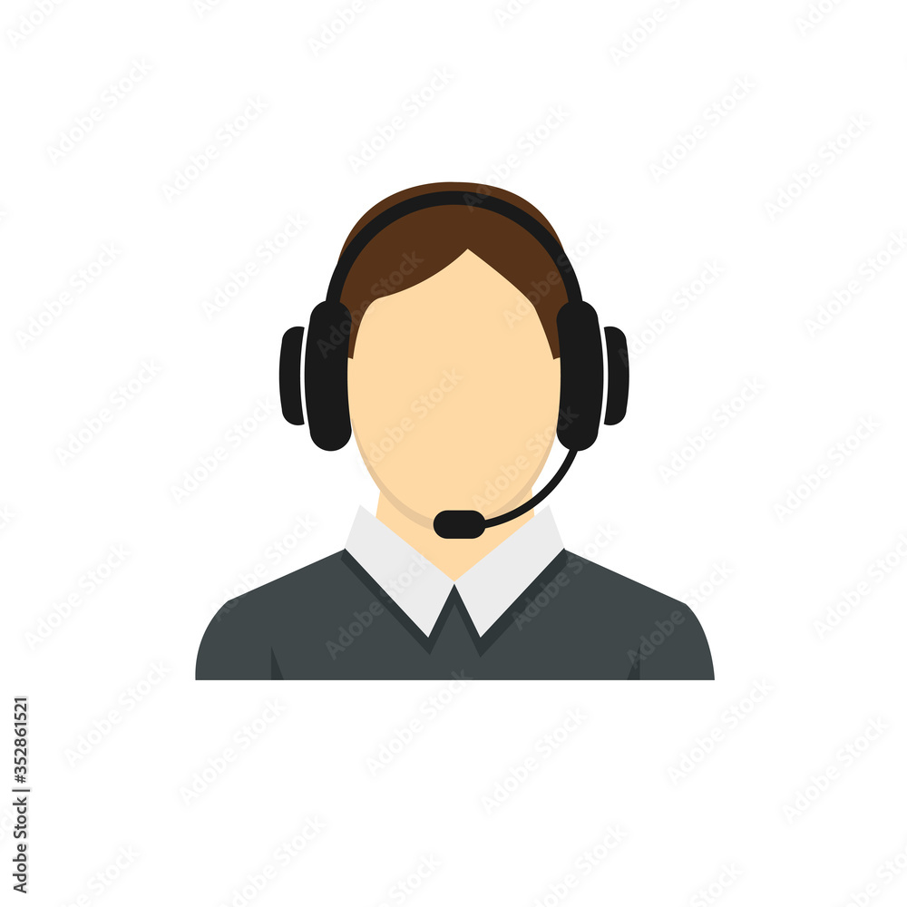 call center operator with headset black web icon. vector illustration
call center operator with headset black web icon. vector illustration