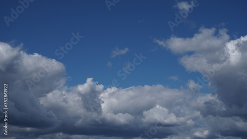 Cumulus de beau temps  ciel automnal