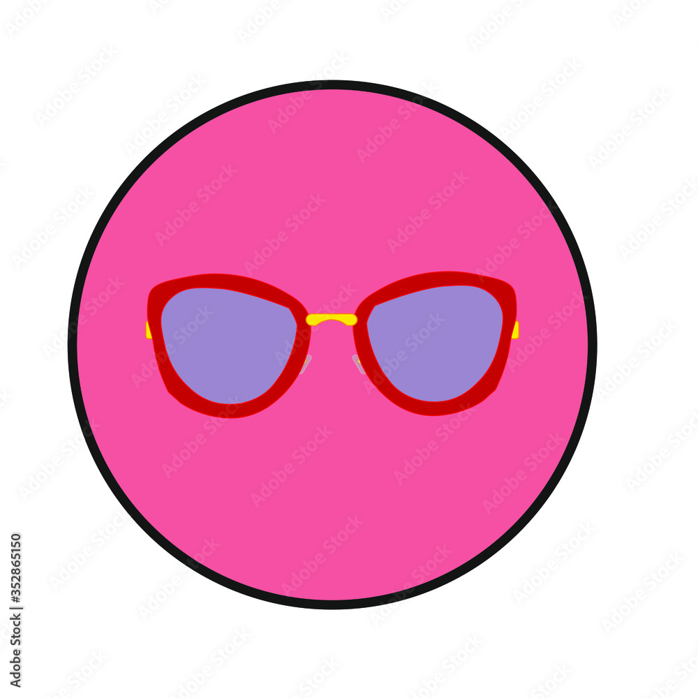 modern glasses. Illustrator for web and mobile design. modern glasses. Illustrator for web and mobile design.
