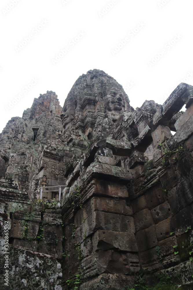 Temple Bayon à Angkor, Cambodge