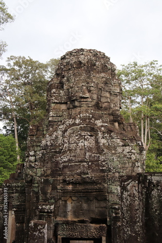 Temple Bayon à Angkor, Cambodge