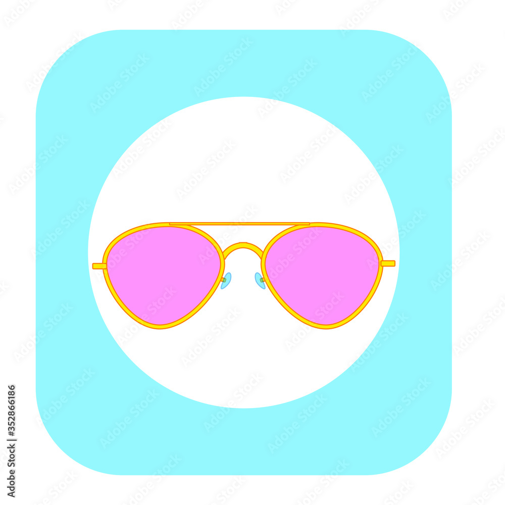 modern glasses. Illustrator for web and mobile design. modern glasses. Illustrator for web and mobile design.