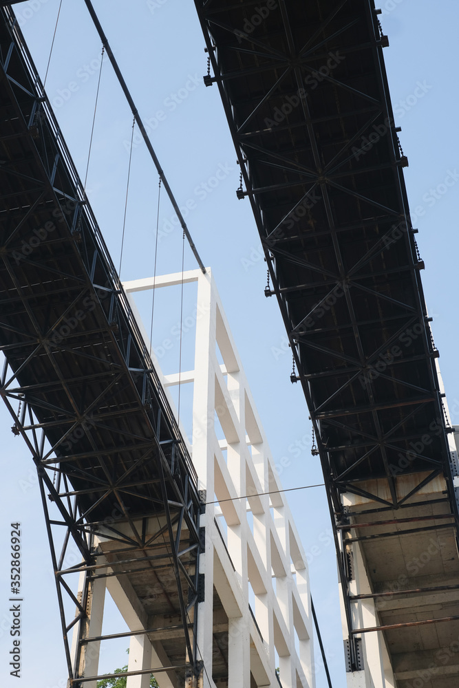 Fototapeta premium bridge over the river