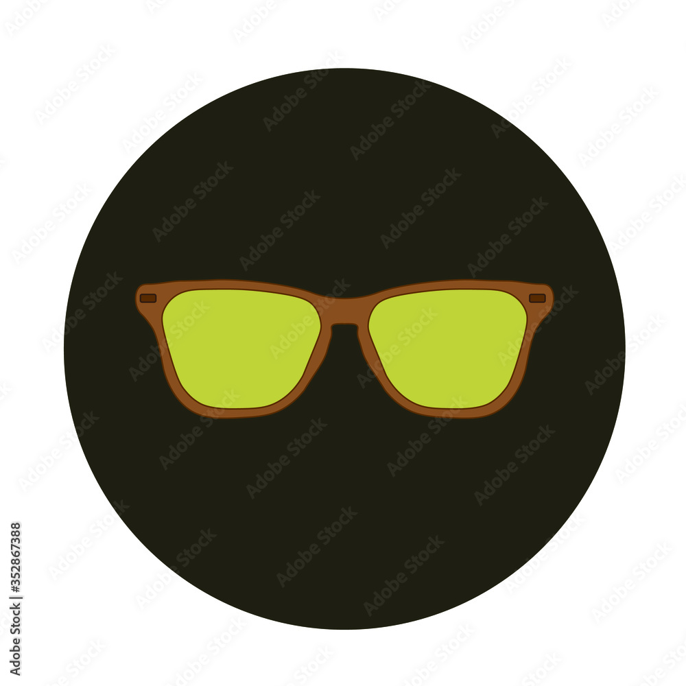 modern glasses. Illustrator for web and mobile design. modern glasses. Illustrator for web and mobile design.