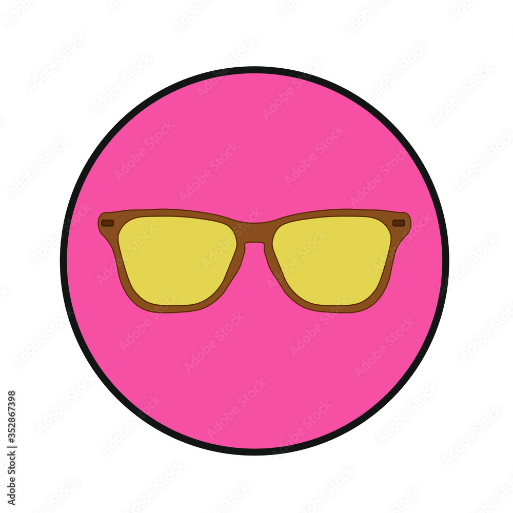 modern glasses. Illustrator for web and mobile design. modern glasses. Illustrator for web and mobile design.