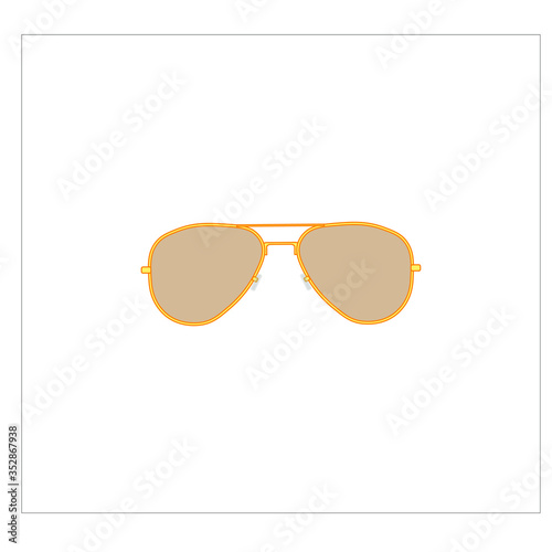 modern glasses. Illustrator for web and mobile design.