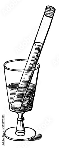 Gas Osmosis, vintage illustration