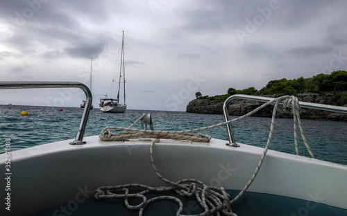 Boat and an anchor