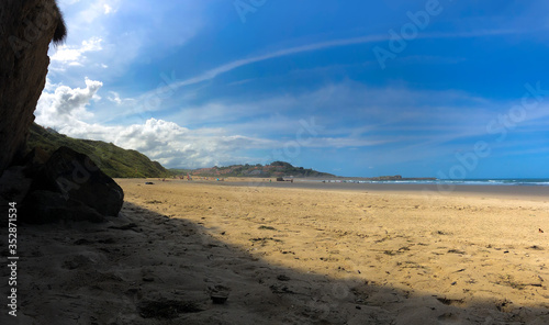 beach and clouds