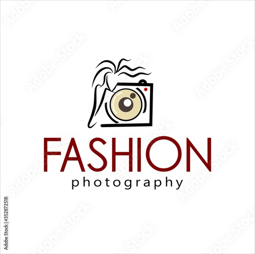 Fashion  photography logo template