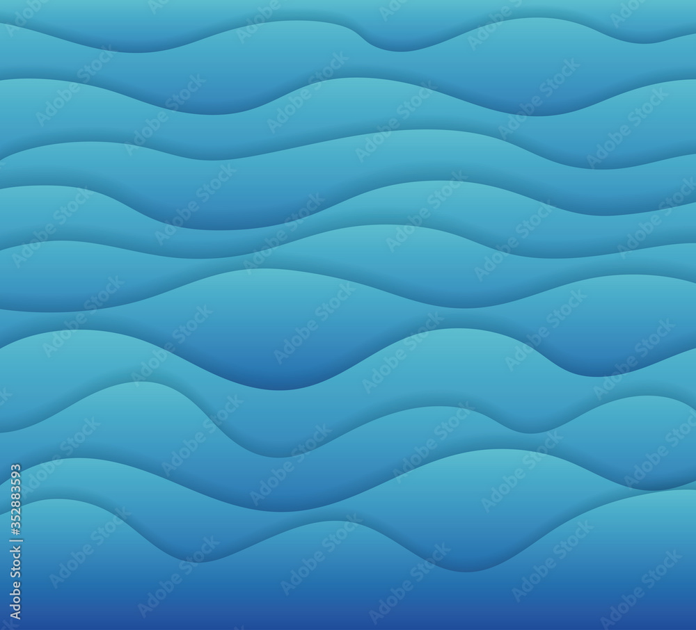 Blue waves background vector design Blue waves background vector design