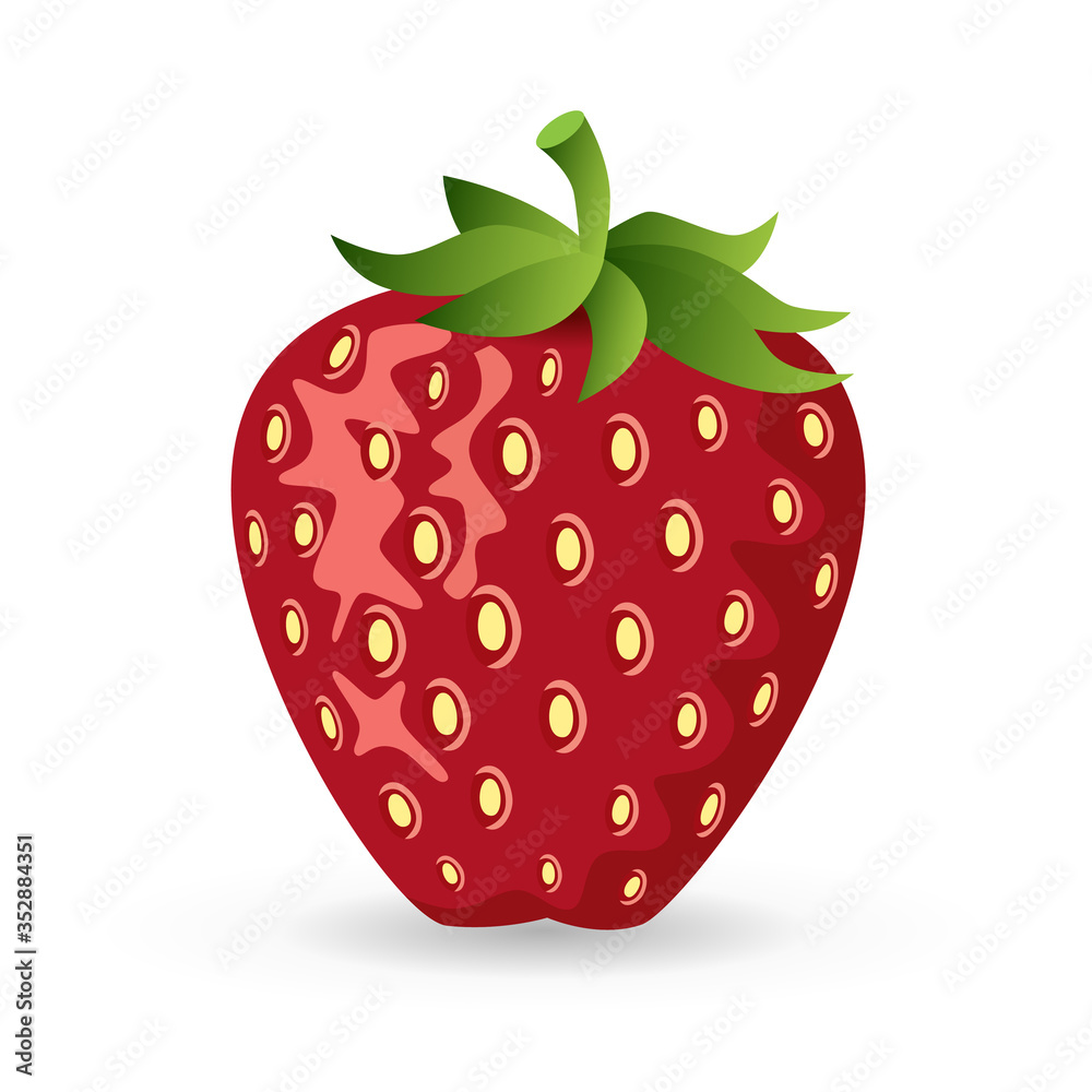 Obraz premium Strawberry Vector