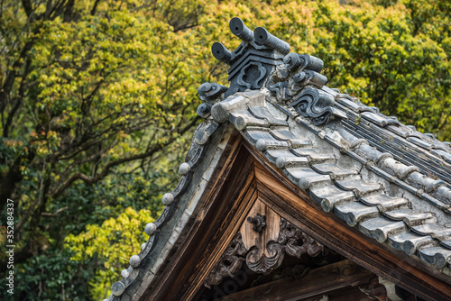 Roof Detail, Terukuni Jinja Shrine, Kagoshima, Japan
