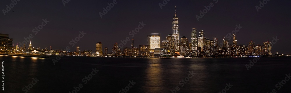 Panorama of the New York City 