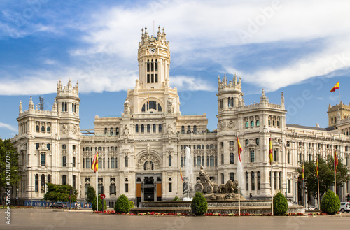 Palacio de Comunicaciones in Madrid, Spain photo