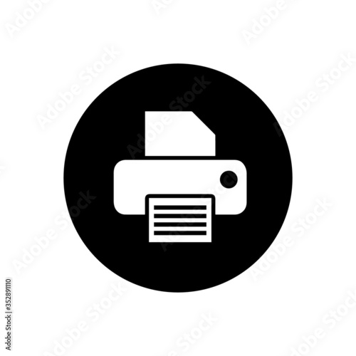 printer icon button