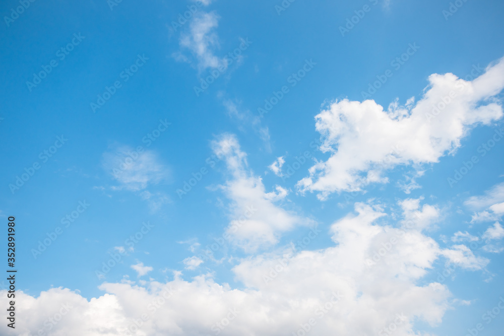 Blue sky and clouds in the weather day outdoor nature environment abstract background Blue sky and clouds in the weather day outdoor nature environment abstract background