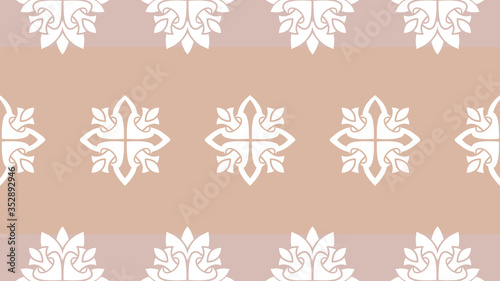 Seamless damask pastele pattern wallpaper. Vintage decor in Victorian style.