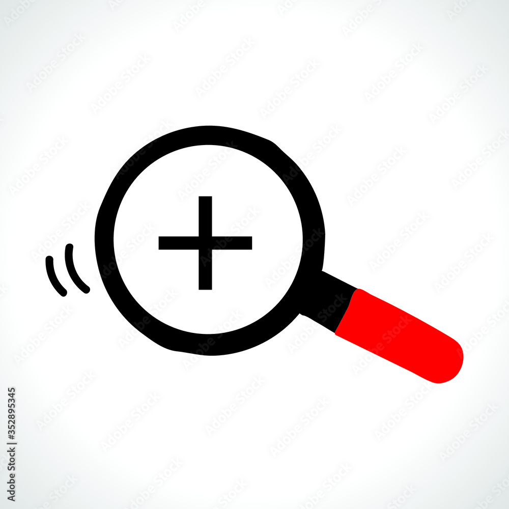 Fototapeta premium plus and minus signs