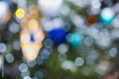 festive christmas blurred abstract background closeup