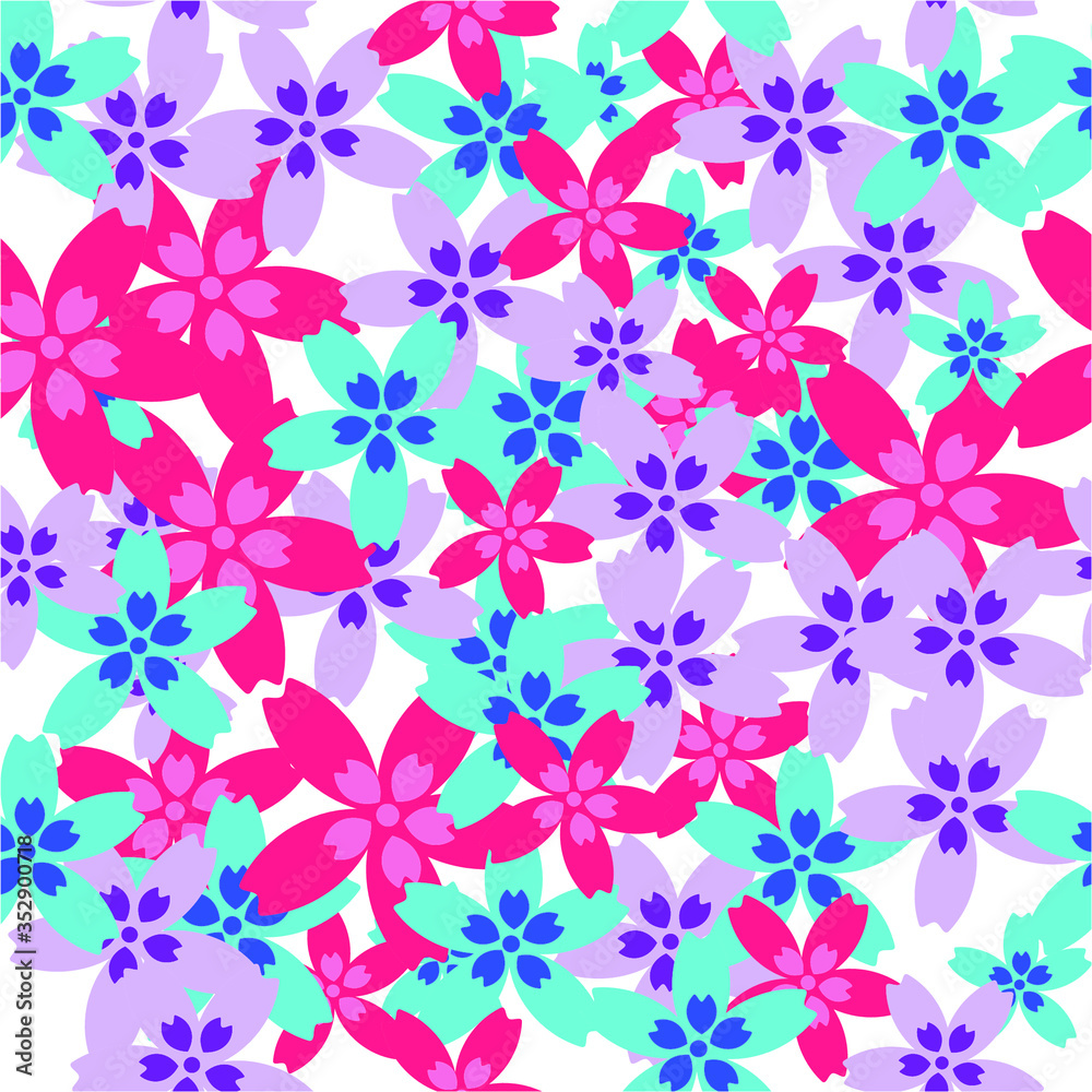 Fototapeta premium flowers pattern