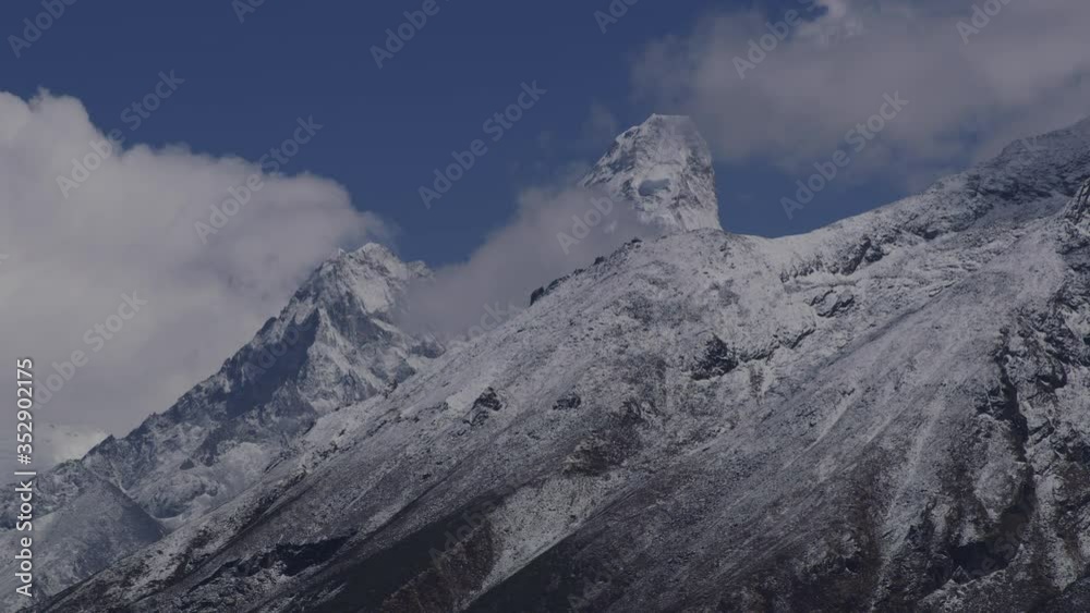 Himalayans mountains in early evening, Shot on RED Helium 8K 16Bit RAW, ProRES RED Gamma 2.2