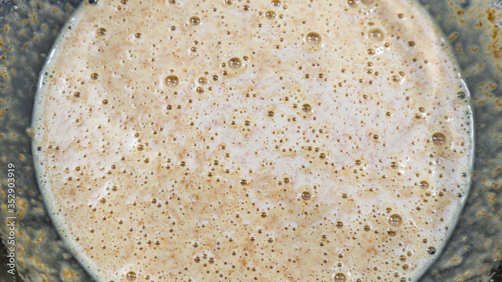 Dutch mini pancake flour liquid ready for cook Dutch mini pancake flour liquid ready for cook