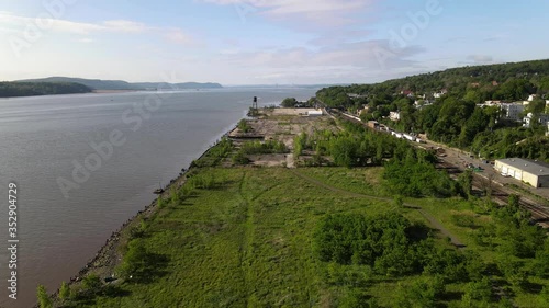 Hudson Valley aerial at Hastings-On-Hudson