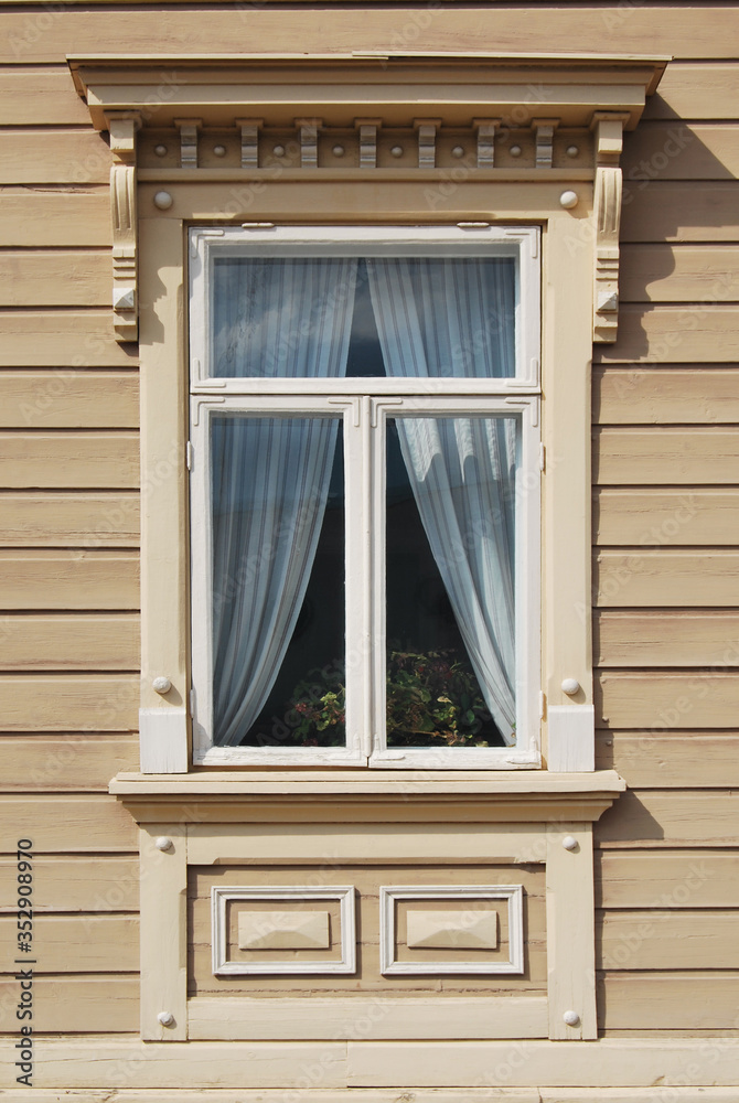 Fototapeta premium Wooden Home Window