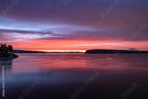 sunrise over the ocean