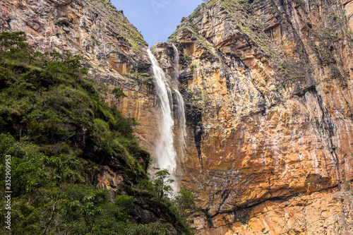 waterfall of the board  minas gerais.