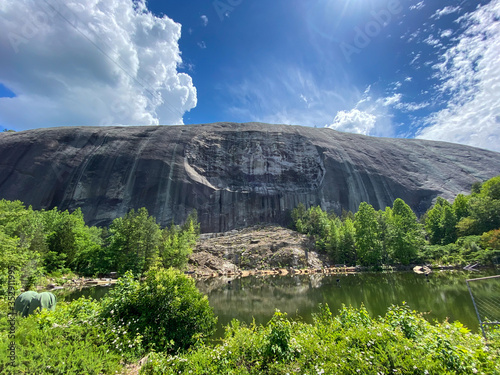 Canvas Print Stone Mountain National Park located in Georgia