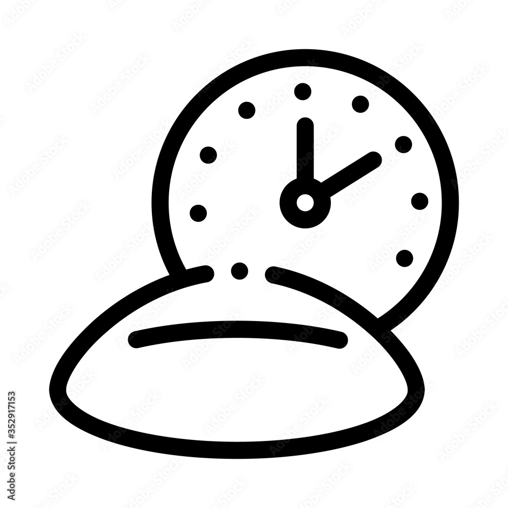 long lens wear icon vector. long lens wear sign. isolated contour symbol illustration long lens wear icon vector. long lens wear sign. isolated contour symbol illustration
