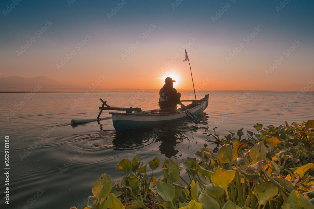 fishing in the morning