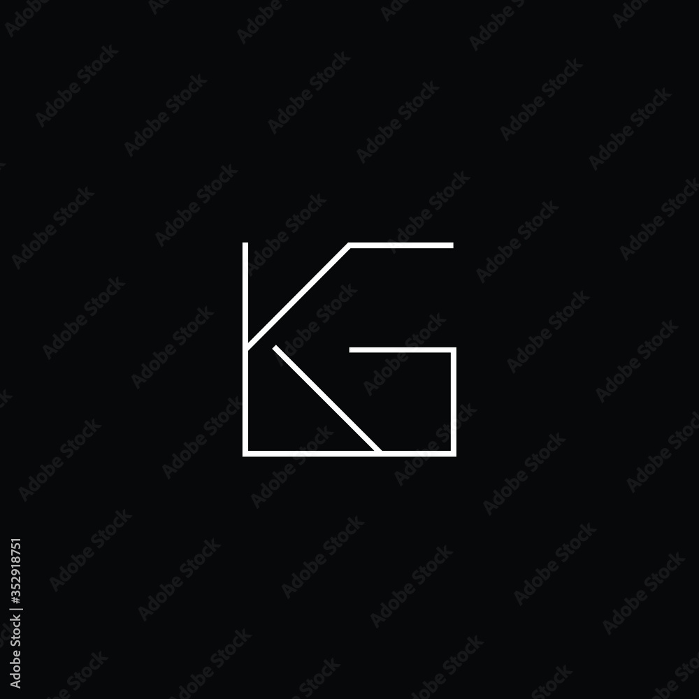 Professional Innovative Initial KG logo and GK logo. Letter KS LOGO AND SK LOGO Minimal elegant Monogram. Premium Business Artistic Alphabet symbol and sign Professional Innovative Initial KG logo and GK logo. Letter KS LOGO AND SK LOGO Minimal elegant Monogram. Premium Business Artistic Alphabet symbol and sign