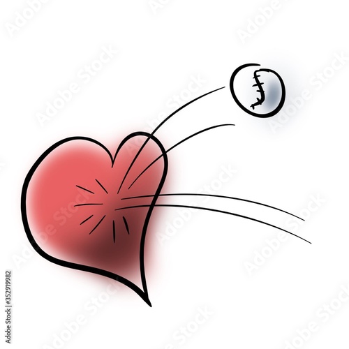Baseball and agitation of the heart