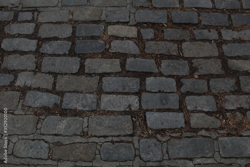 cobble stone street