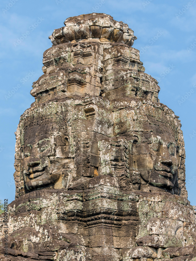 Fototapeta premium The Faces of The Bayon Temple, Siem Reap, Cambodia