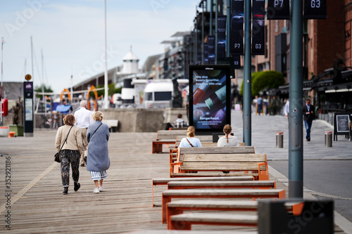 Covid 19 really changes the town of oslo