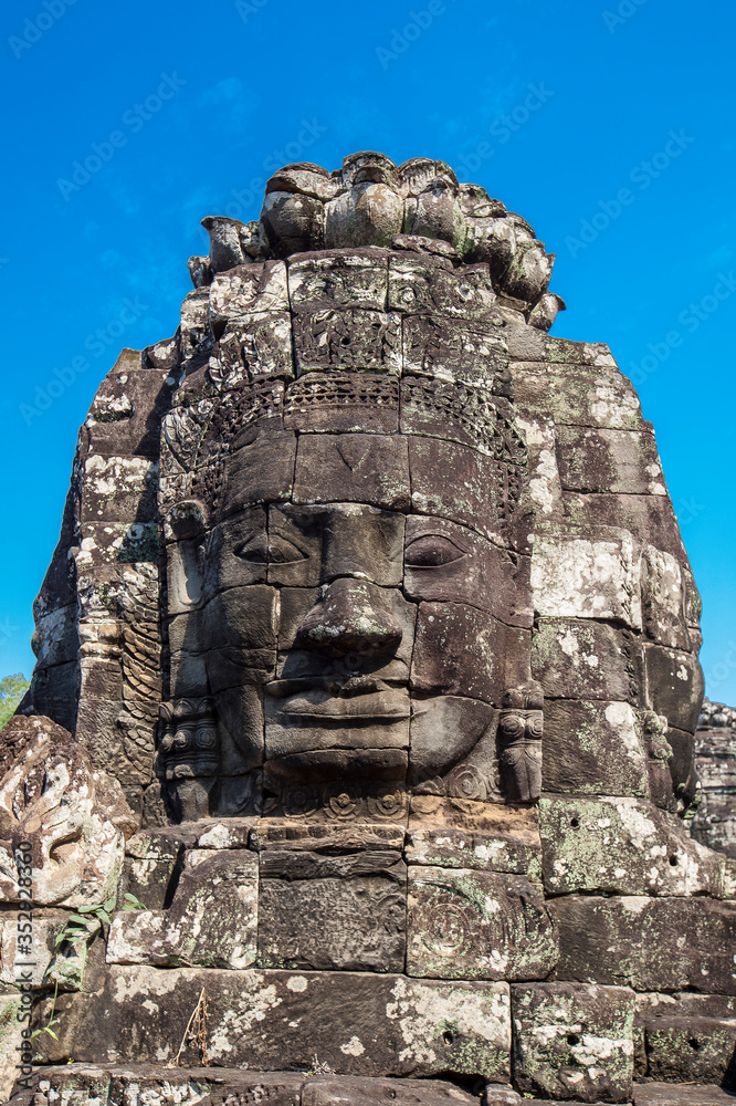 Fototapeta premium The Faces of The Bayon Temple, Siem Reap, Cambodia